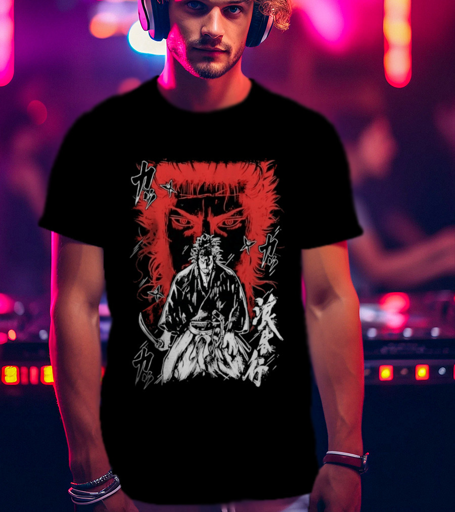 Vagabond Musashi Miyamoto Samurai Intense Manga T-Shirt