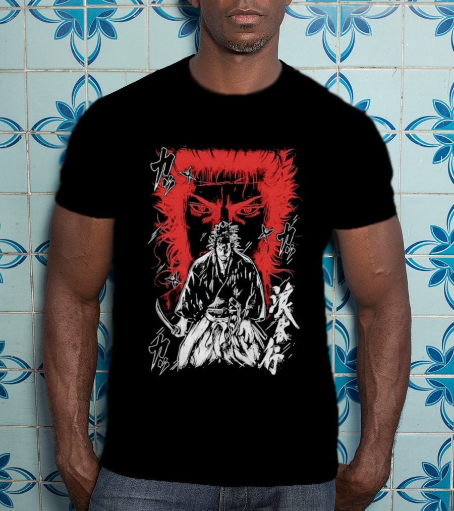 Vagabond Musashi Miyamoto Samurai Intense Manga T-Shirt
