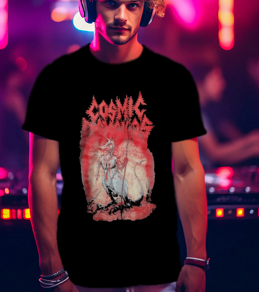Cosmic Psychos Devil Kangaroo Australian Punk T-Shirt