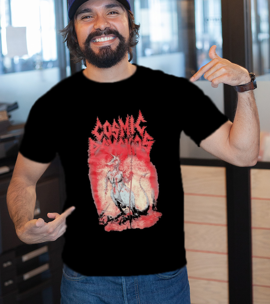Cosmic Psychos Devil Kangaroo Australian Punk T-Shirt