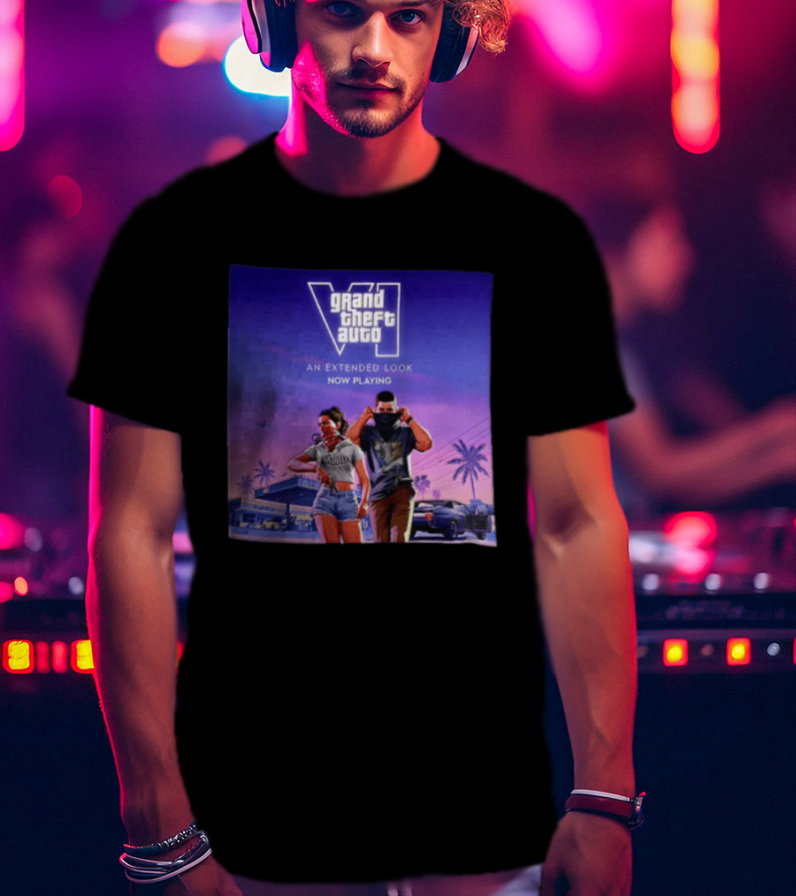 Grand Theft Auto VI Lucia Jason An Extended Look Now Playing T-Shirt