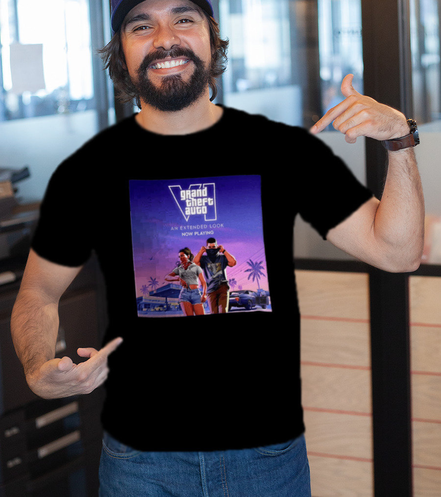 Grand Theft Auto VI Lucia Jason An Extended Look Now Playing T-Shirt