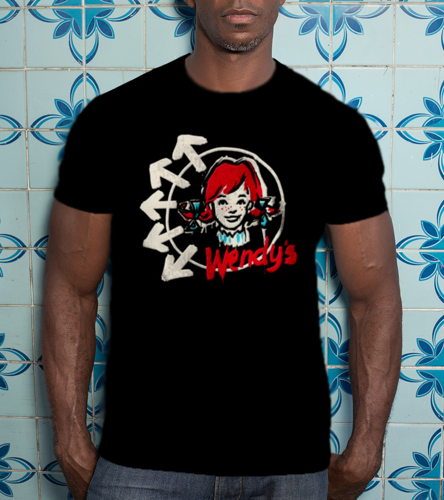 Wendy's Songs To Listen To In A Parking Lot Two Sided Bow Arrows T-Shirt