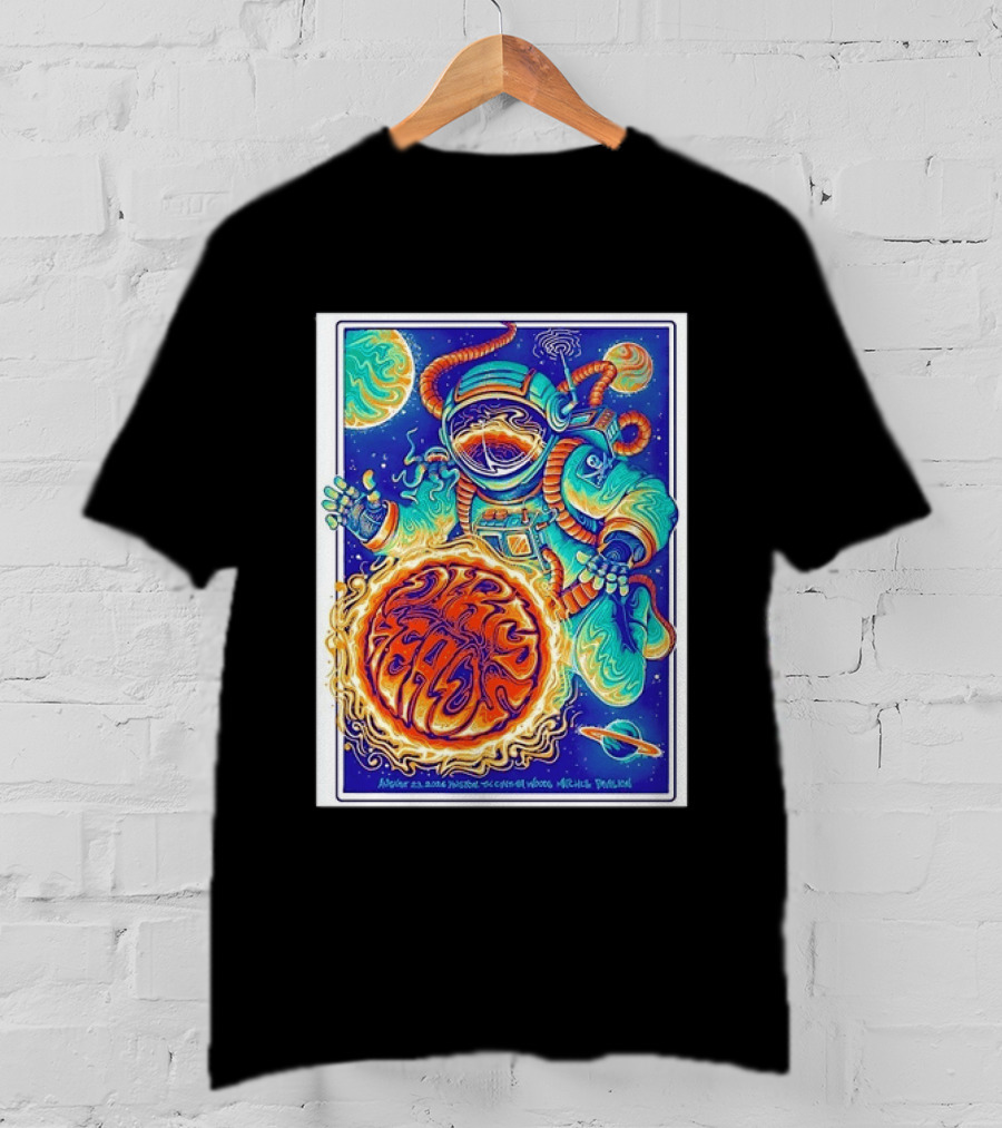 Dip Heads Astronaut Space Art August 23 2026 Houston TX Cynthia Woods Mitchell Pavilion T-Shirt