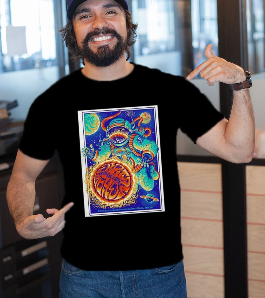 Dip Heads Astronaut Space Art August 23 2026 Houston TX Cynthia Woods Mitchell Pavilion T-Shirt