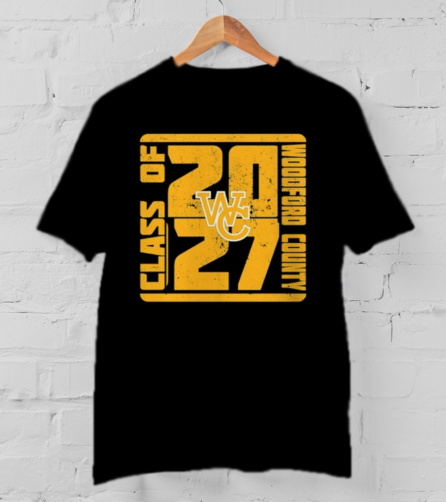 Distressed WC Class Of 2027 Woodford County T-Shirt