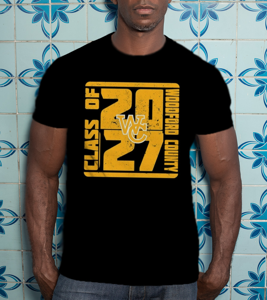 Distressed WC Class Of 2027 Woodford County T-Shirt