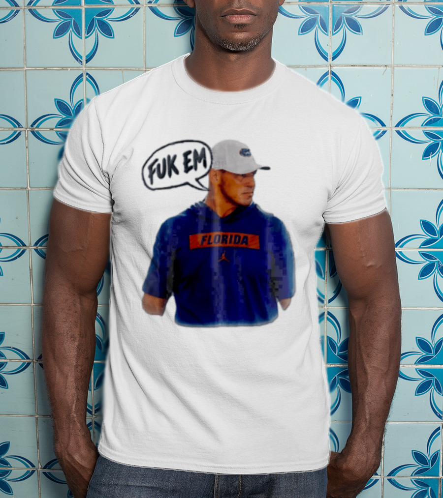 FLORIDA Coach Billy Napier Fuk Em Speech Bubble T-Shirt