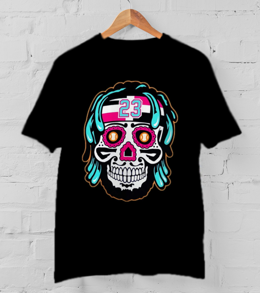 Fernando Tatis Jr. Number 23 San Diego Padres Sugar Skull T-Shirt