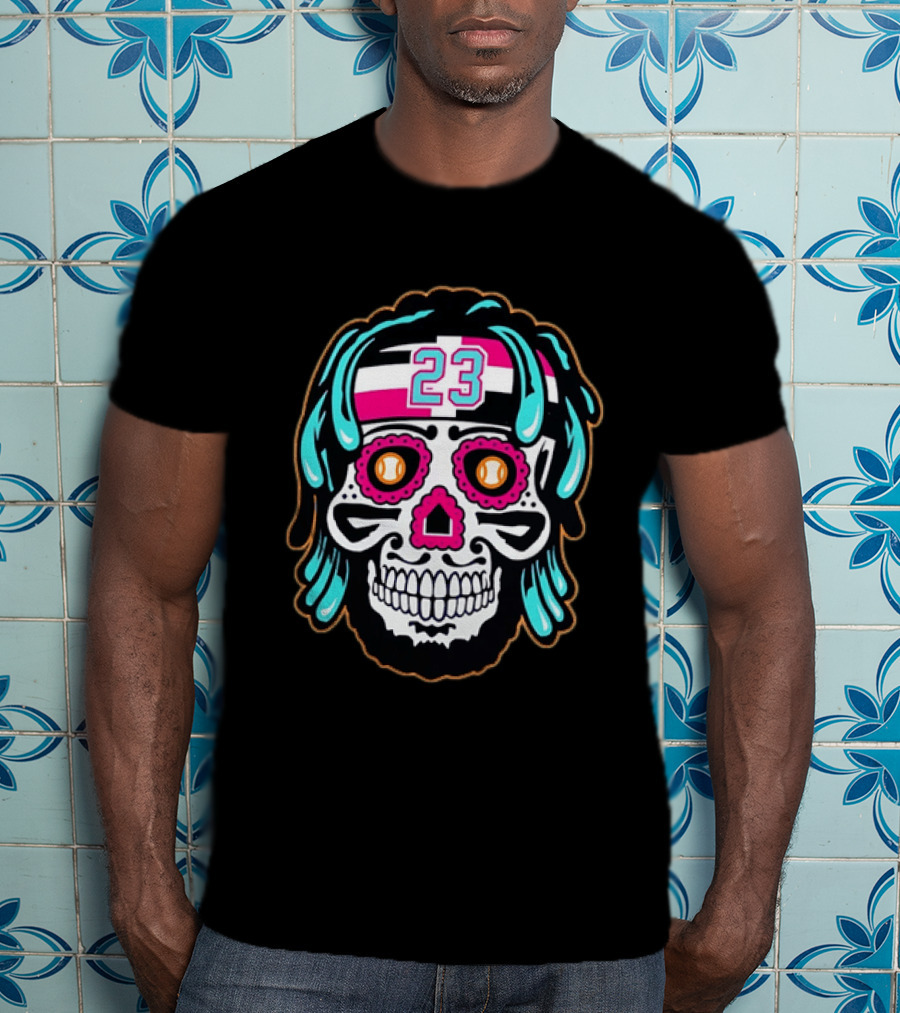 Fernando Tatis Jr. Number 23 San Diego Padres Sugar Skull T-Shirt
