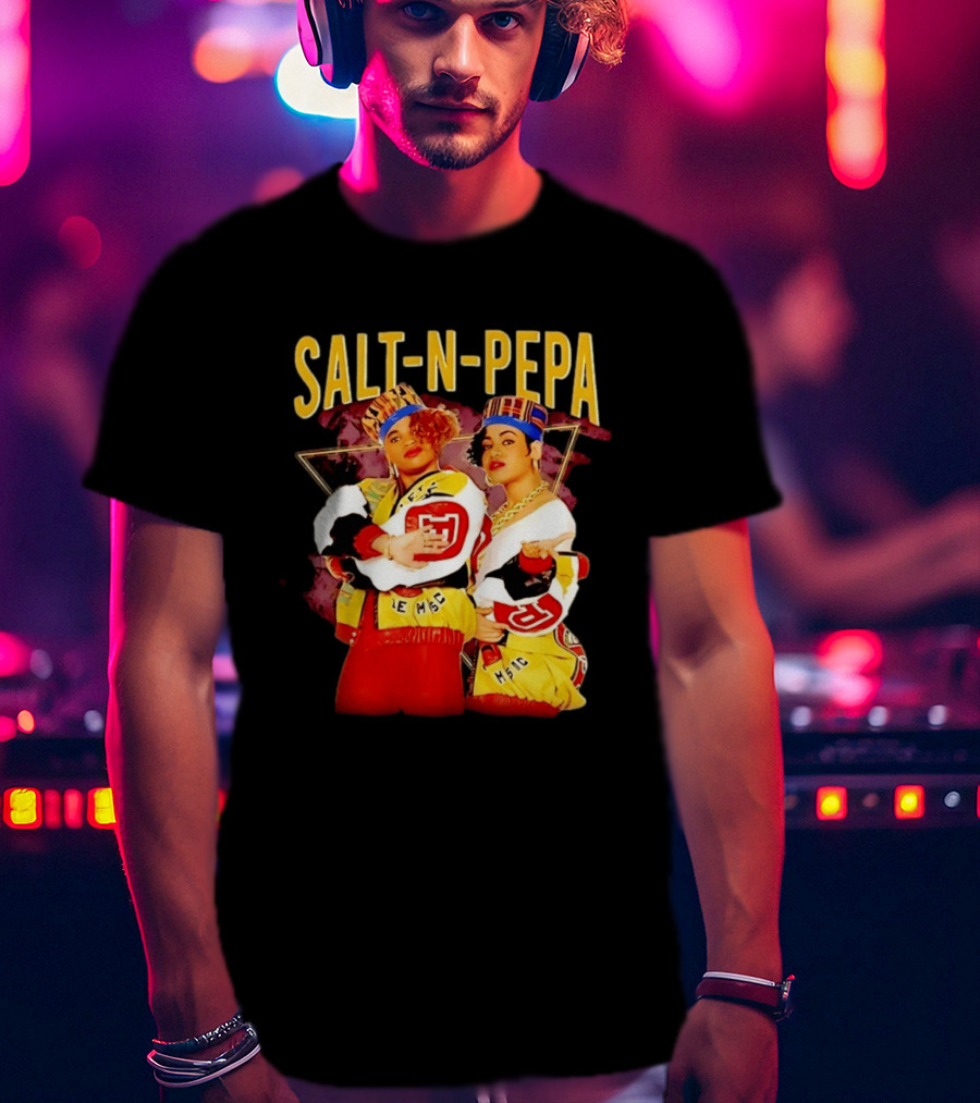 Salt N Pepa Iconic 90s Hip Hop Fashion T-Shirt