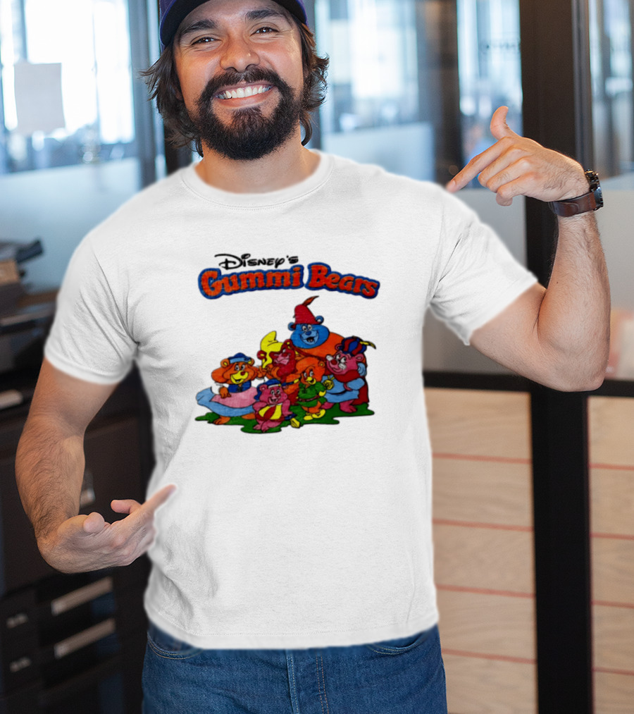 Disney's Gummi Bears 1985 Colorful Group Of Five Characters T-Shirt
