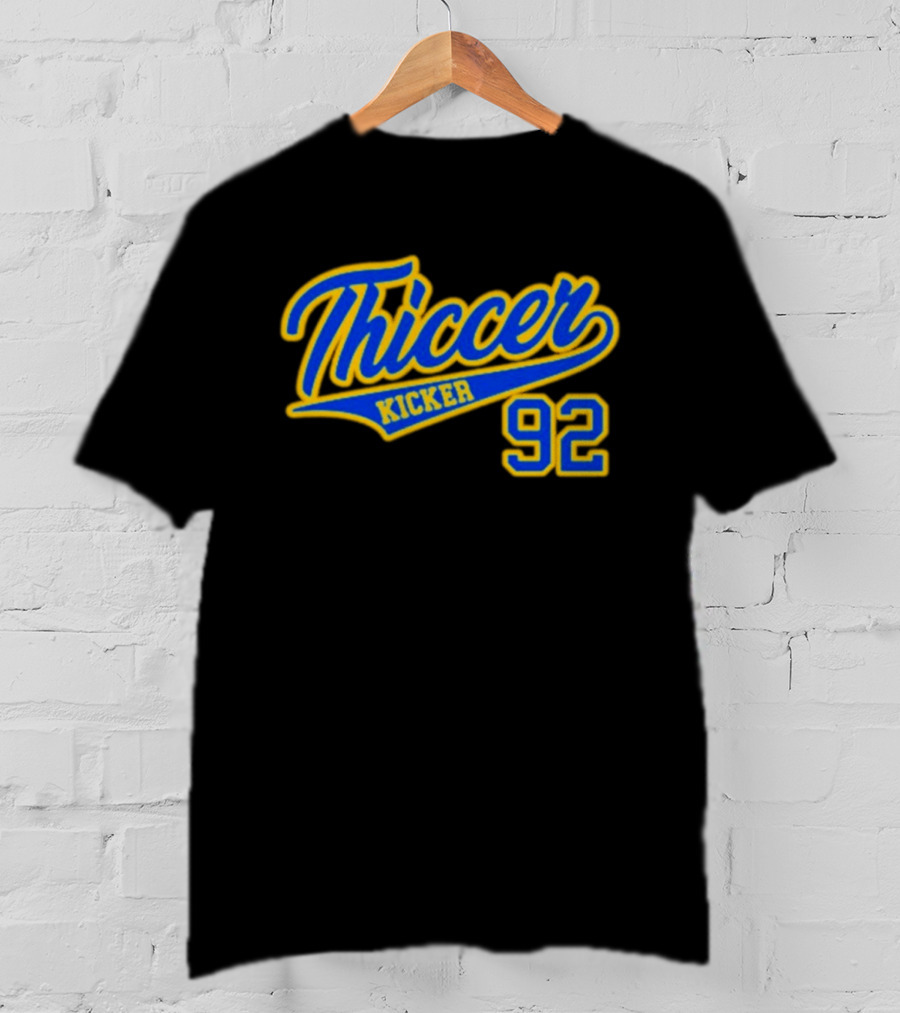 Harrison Mevis Thiccer Kicker 92 Rams Football T-Shirt