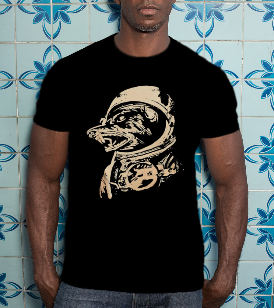 Stussy Astronaut Rat Space Streetwear T-Shirt