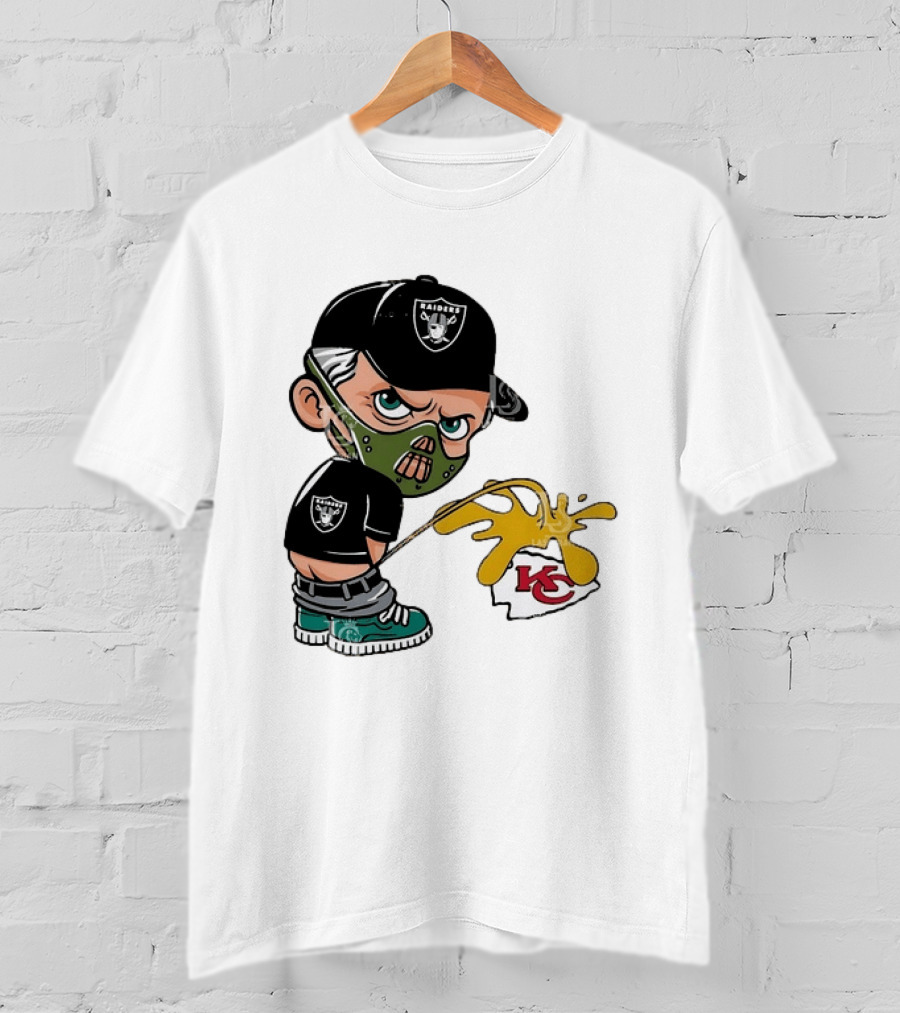 Las Vegas Raiders Fan Prank On Kansas City Chiefs Rivalry T-Shirt