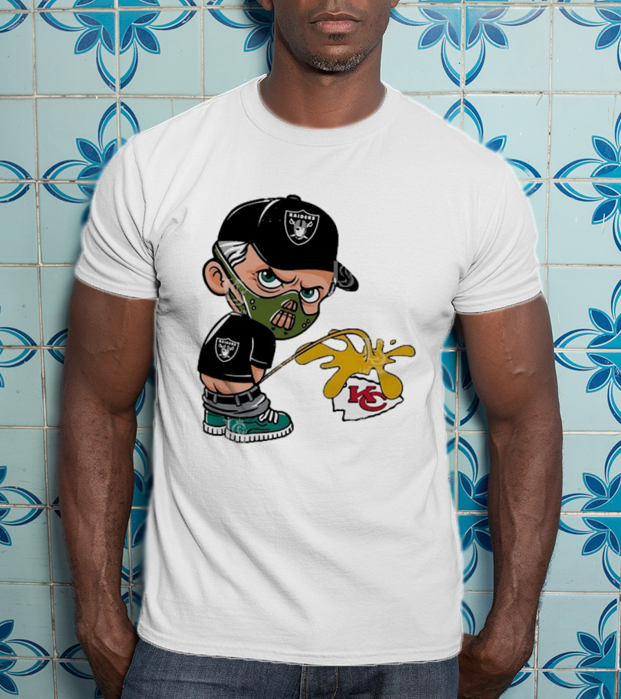 Las Vegas Raiders Fan Prank On Kansas City Chiefs Rivalry T-Shirt