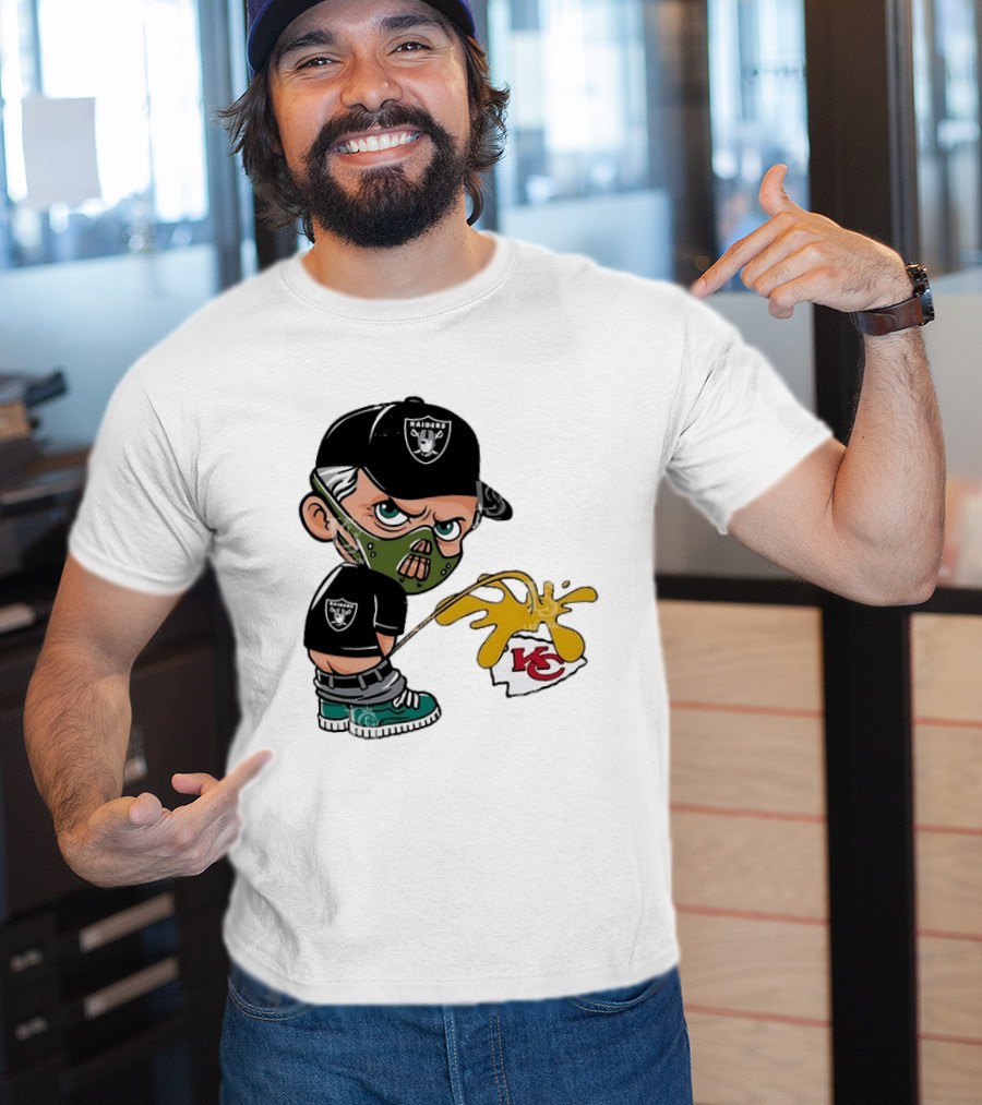Las Vegas Raiders Fan Prank On Kansas City Chiefs Rivalry T-Shirt