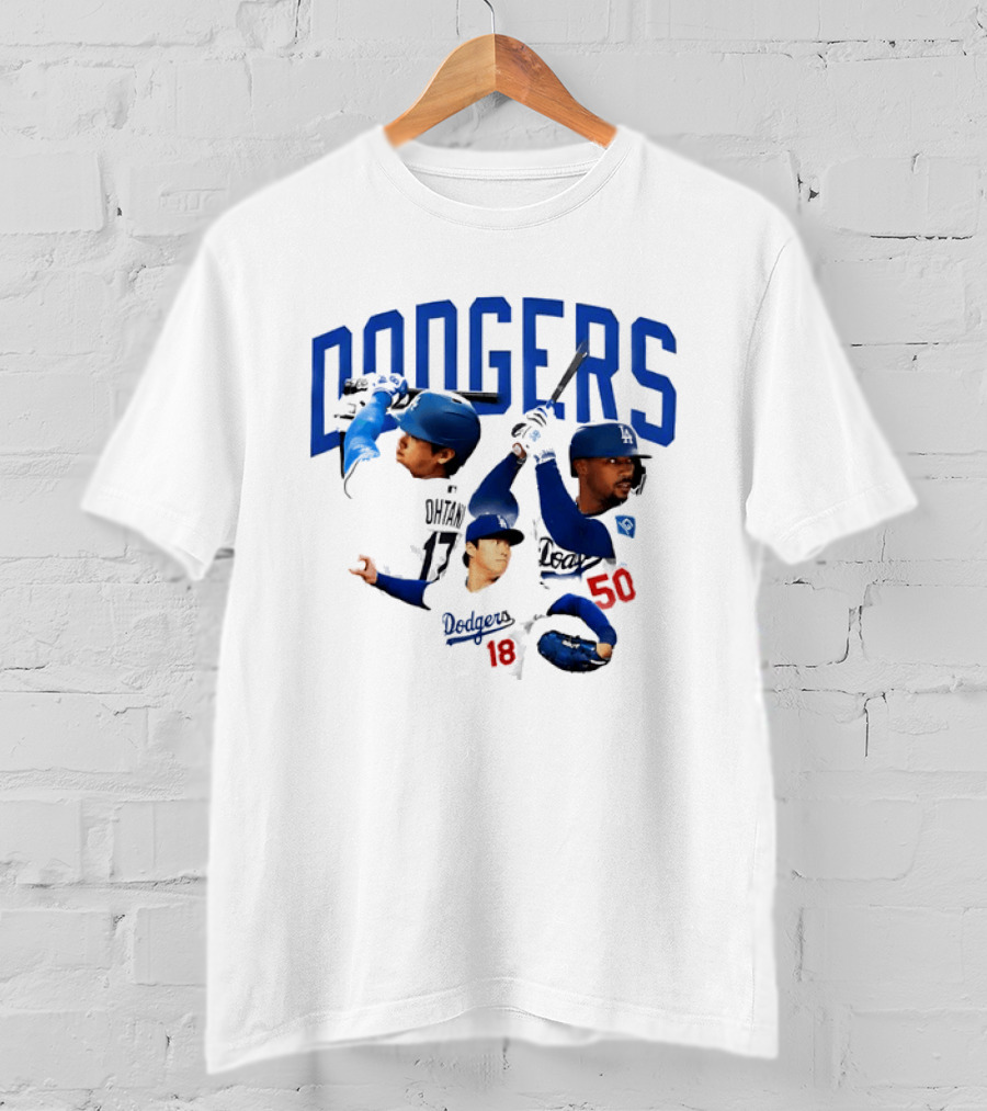 Los Angeles Dodgers Shohei Ohtani Mookie Betts Yoshinobu Yamamoto 17 18 50 T-Shirt