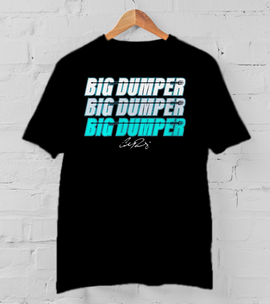 Cal Raleigh Big Dumper Seattle Mariners Baseball Signature T-Shirt
