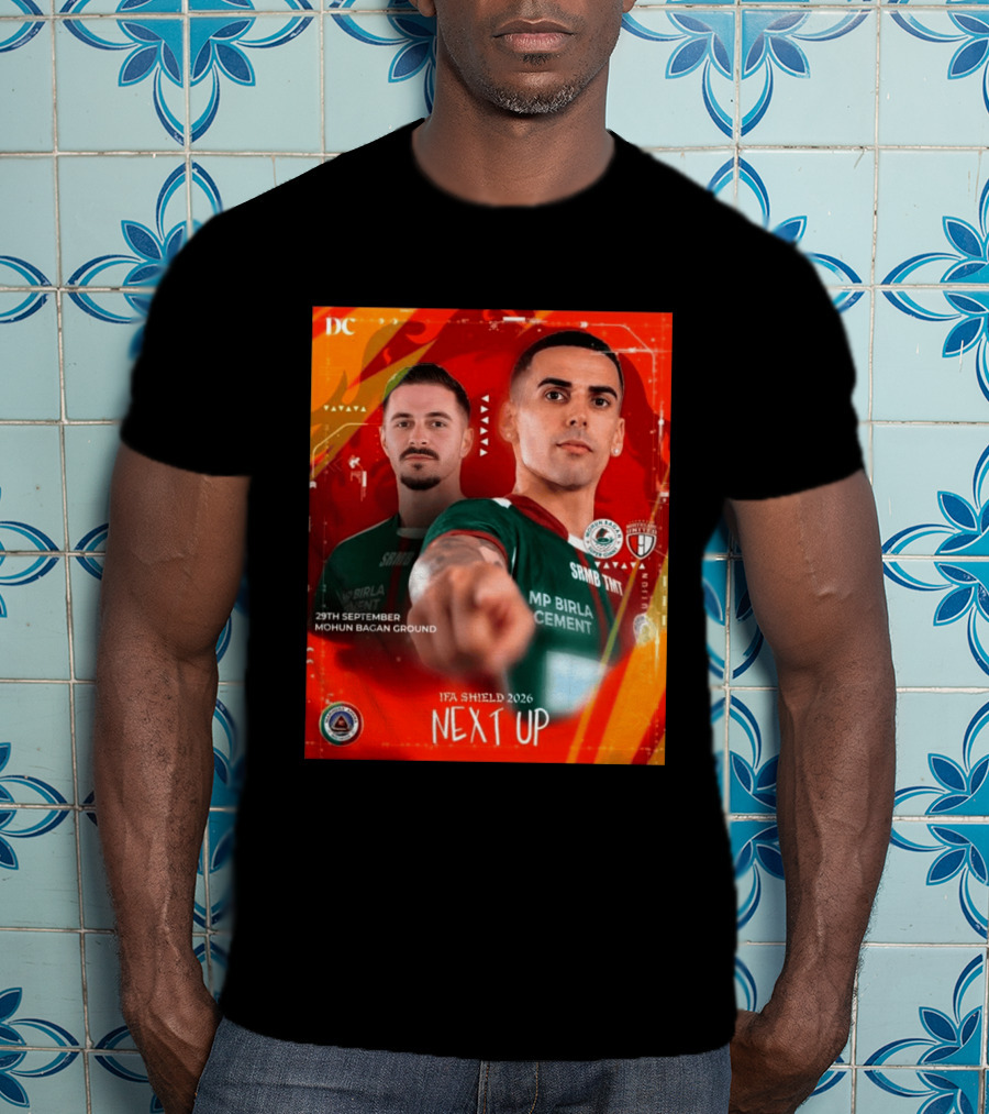 IFA Shield 2026 Mohun Bagan Super Giant Vs NorthEast United FC 29th September Mohun Bagan Ground T-Shirt