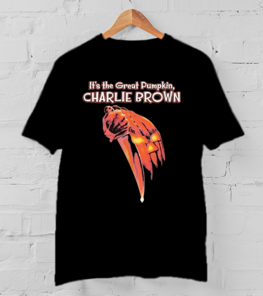 It's The Great Pumpkin Charlie Brown Horror Slasher T-Shirt