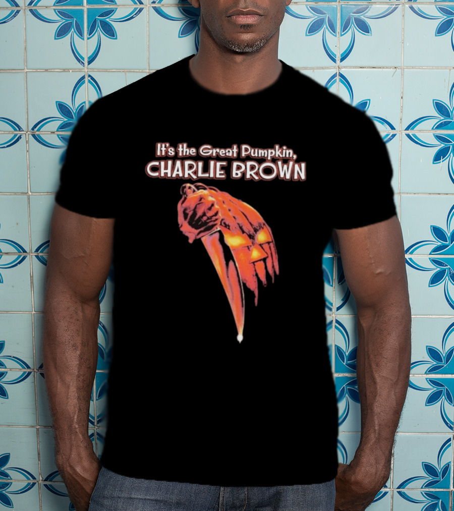 It's The Great Pumpkin Charlie Brown Horror Slasher T-Shirt