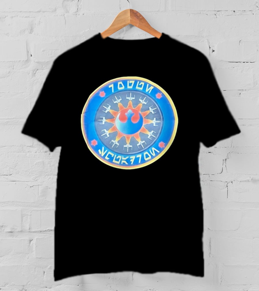 Star Wars Rogue Squadron Rebel Alliance Aurebesh X Wing T-Shirt