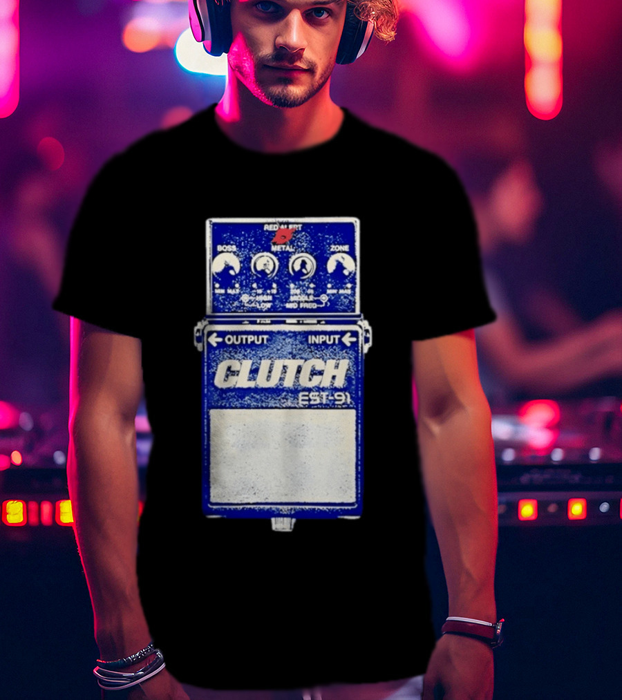 Boss Metal Zone Clutch Est 91 Rock Music Pedal T-Shirt