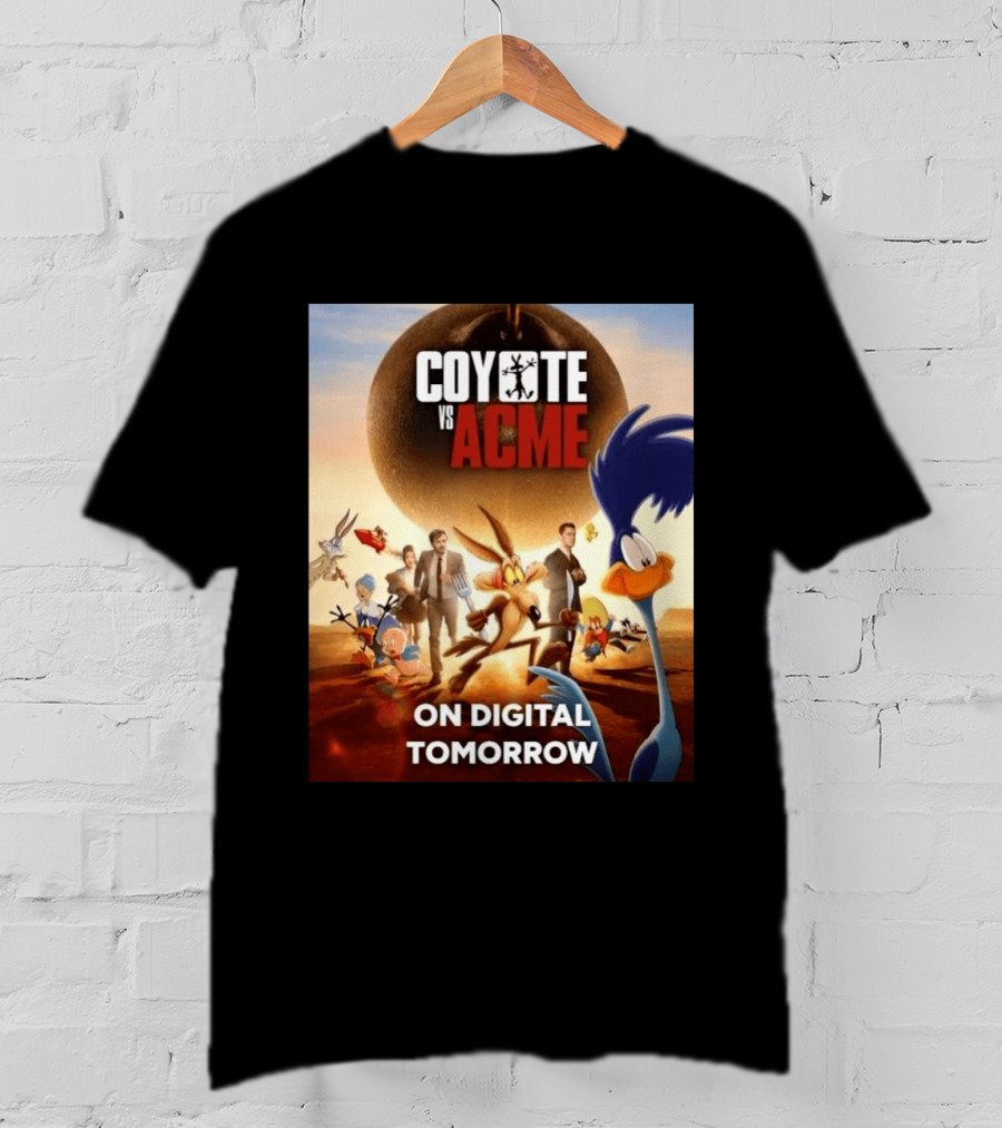 Coyote Vs Acme Digital Release Featuring Iconic Looney Tunes Characters T-Shirt