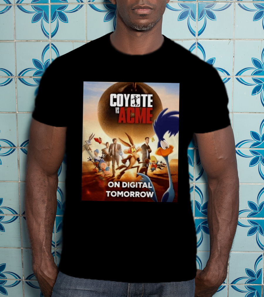 Coyote Vs Acme Digital Release Featuring Iconic Looney Tunes Characters T-Shirt