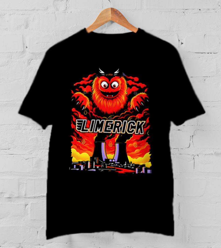 Limerick Gritty Philadelphia Flyers Mascot Hockey 2026 Vintage Plush T-Shirt
