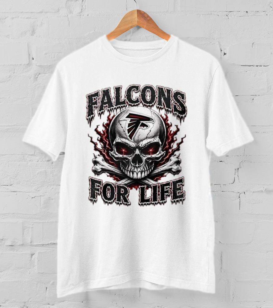 Falcons For Life Skull X Atlanta T-Shirt