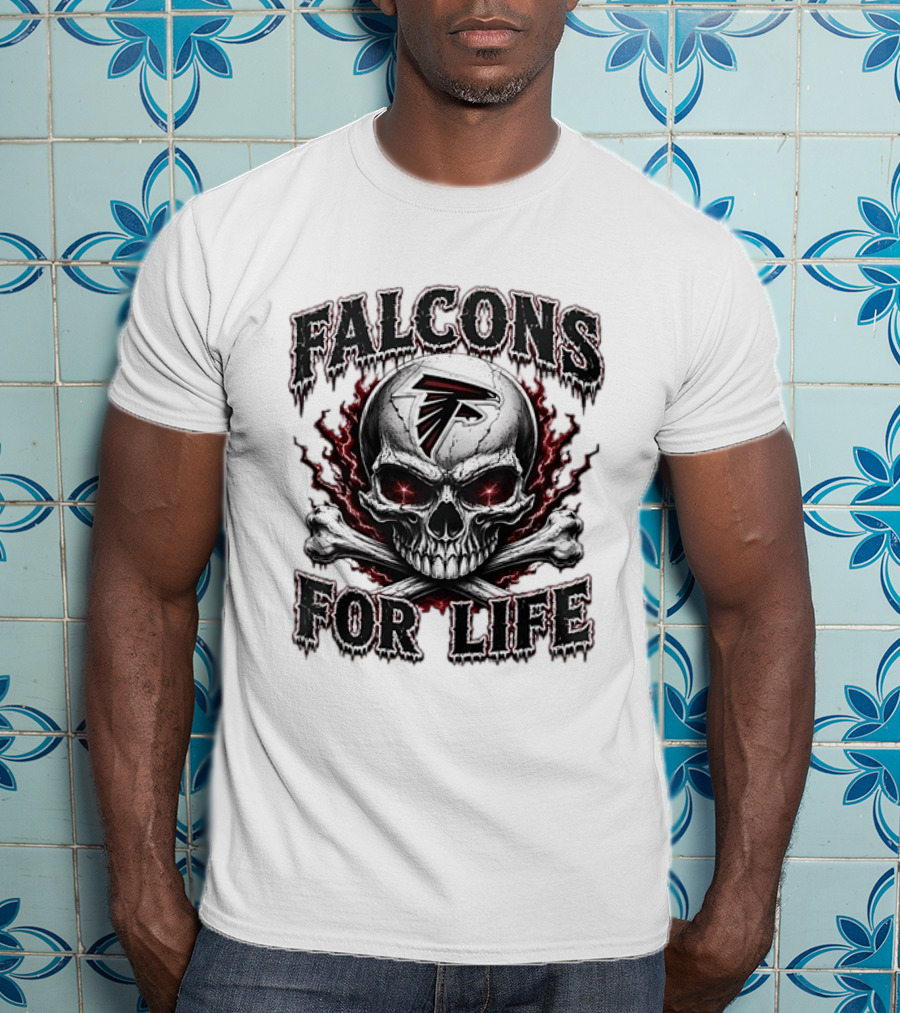 Falcons For Life Skull X Atlanta T-Shirt