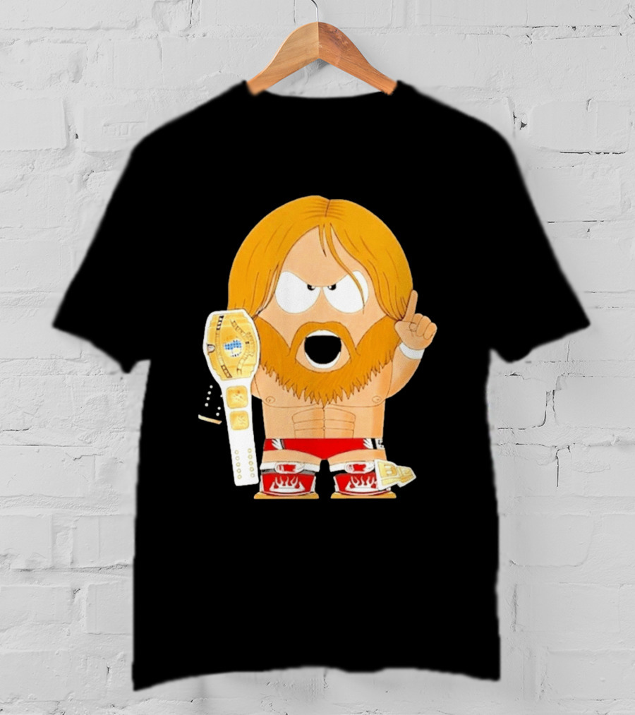 Daniel Bryan Parody Cartoon WWE Champion Belt T-Shirt