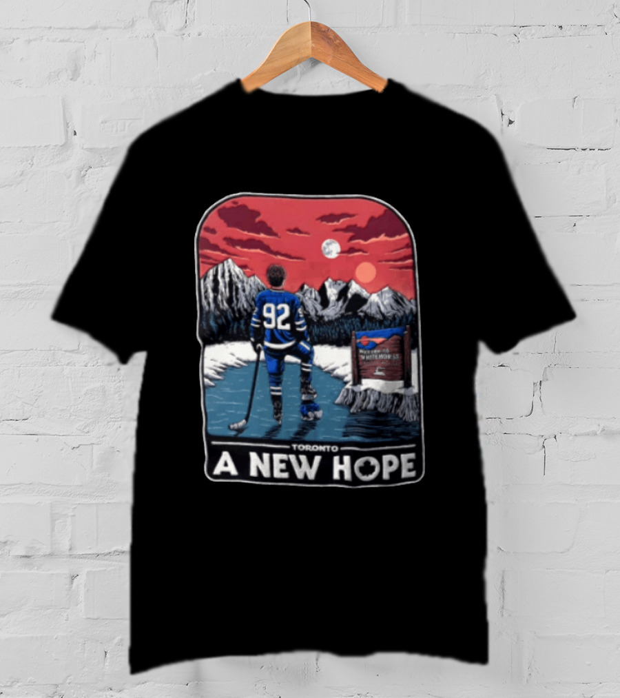 Toronto A New Hope 92 NHL Hockey Sunset Mountain Scene T-Shirt