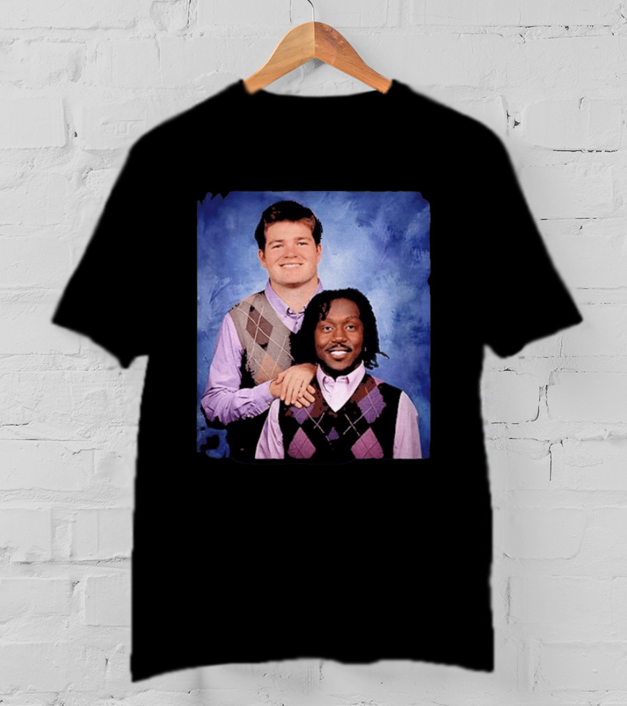 Drake Maye AJ Brown Step Brothers Movie T-Shirt