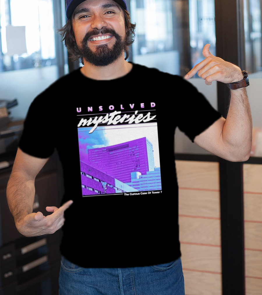 Unsolved Mysteries The Curious Case Of Tower 7 Retro Building T-Shirt
