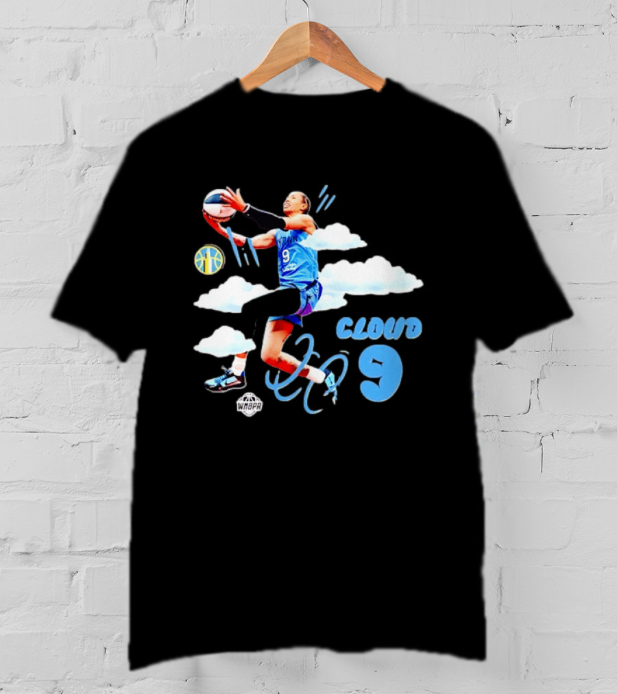 Natasha Cloud 9 Chicago Sky WNBA Basketball T-Shirt