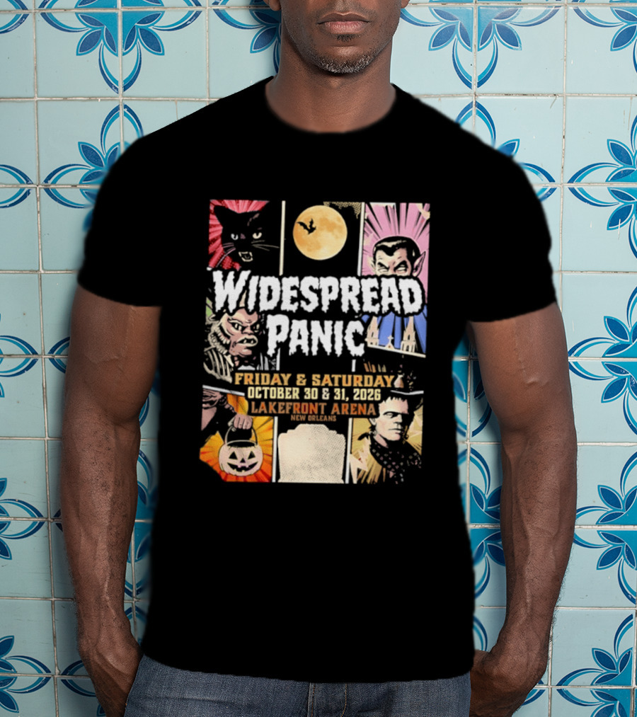 Widespread Panic Halloween Weekend October 30 & 31 2026 Lakefront Arena Event T-Shirt