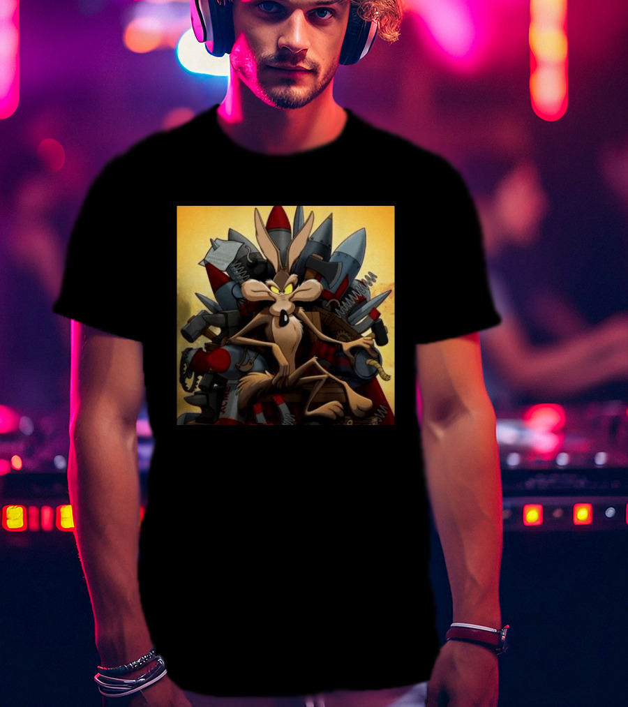 Wile E. Coyote Acme Rockets Digital Release Tomorrow T-Shirt