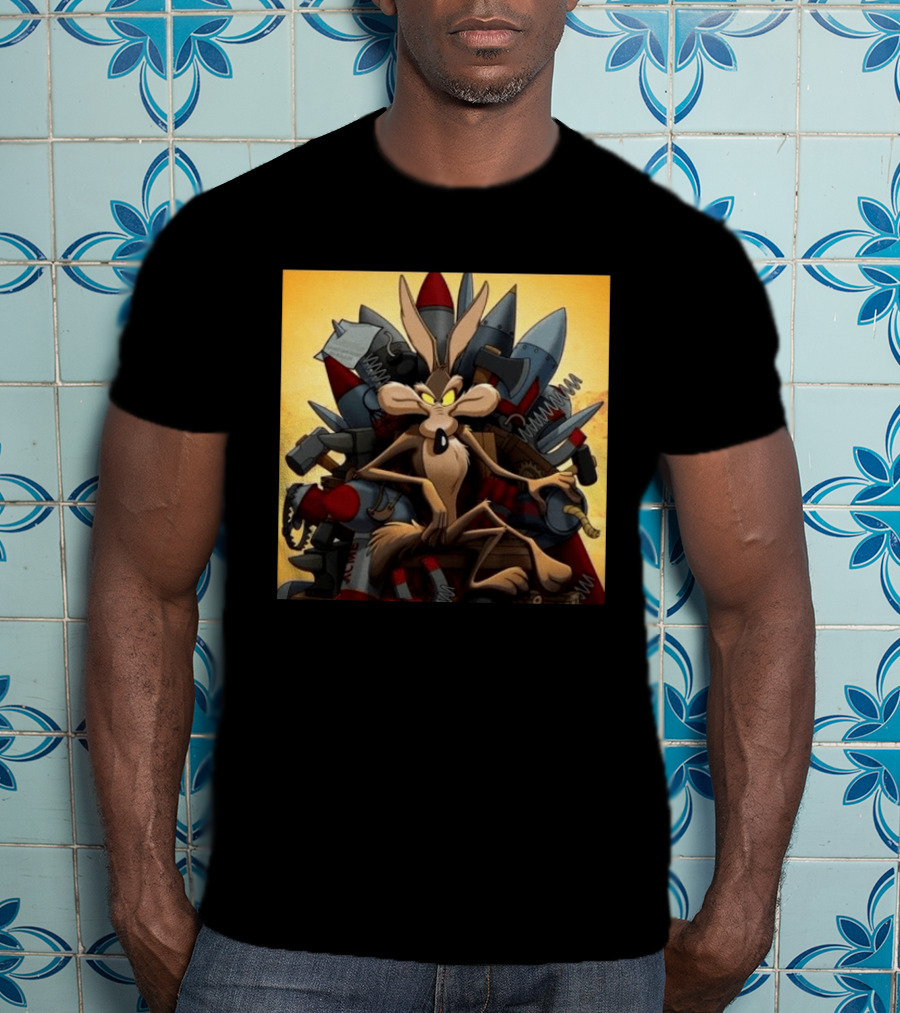 Wile E. Coyote Acme Rockets Digital Release Tomorrow T-Shirt