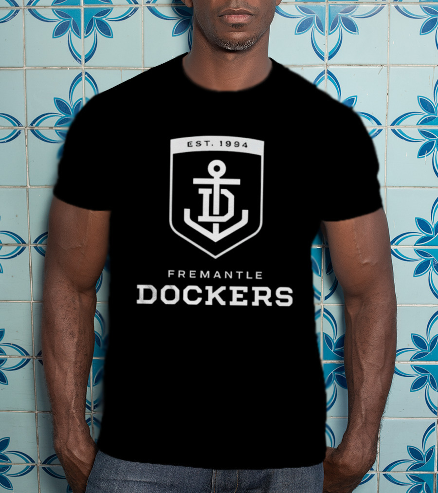 Fremantle Dockers Est 1994 AFL Australian Football League Anchor T-Shirt
