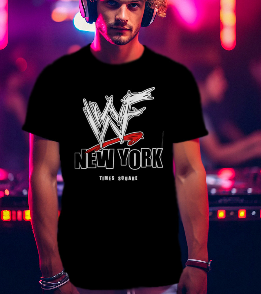 WWF New York Times Square Wrestling Federation T-Shirt
