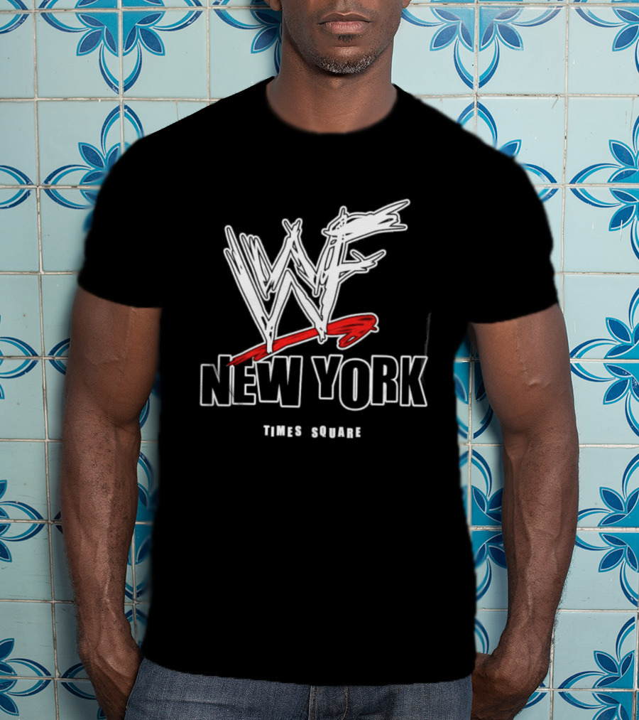 WWF New York Times Square Wrestling Federation T-Shirt