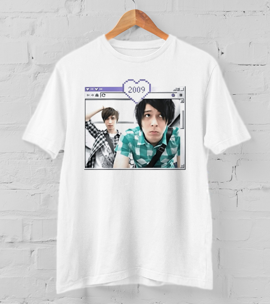 Cobra Starship 2009 Browser Window Pixel Heart Photo Frame T-Shirt