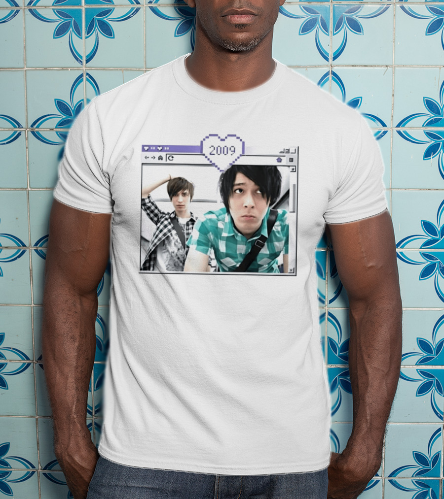 Cobra Starship 2009 Browser Window Pixel Heart Photo Frame T-Shirt