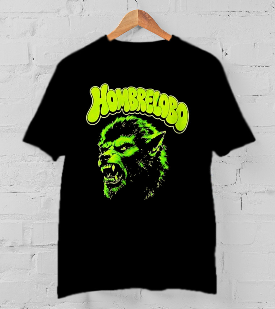 Hombrelobo Werewolf Neon Green Horror T-Shirt