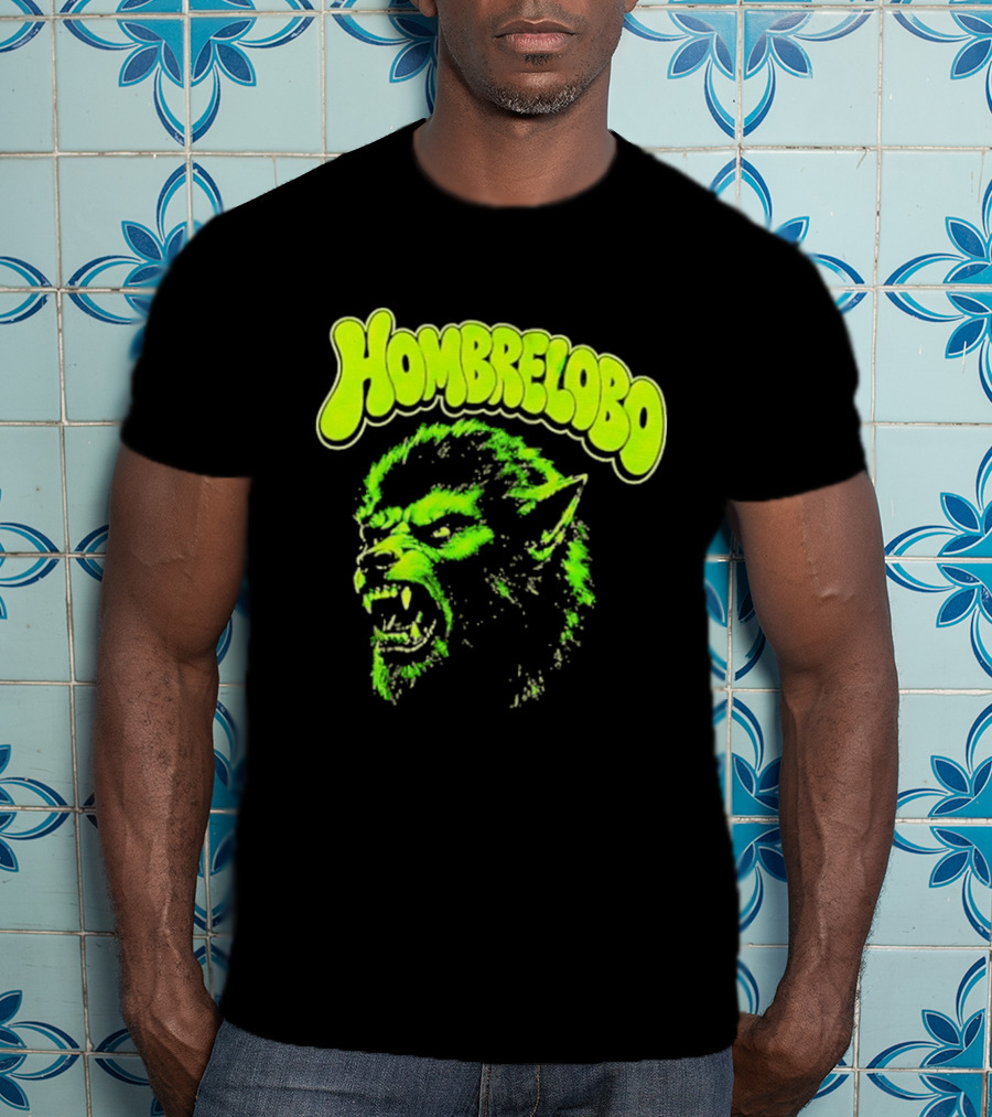 Hombrelobo Werewolf Neon Green Horror T-Shirt