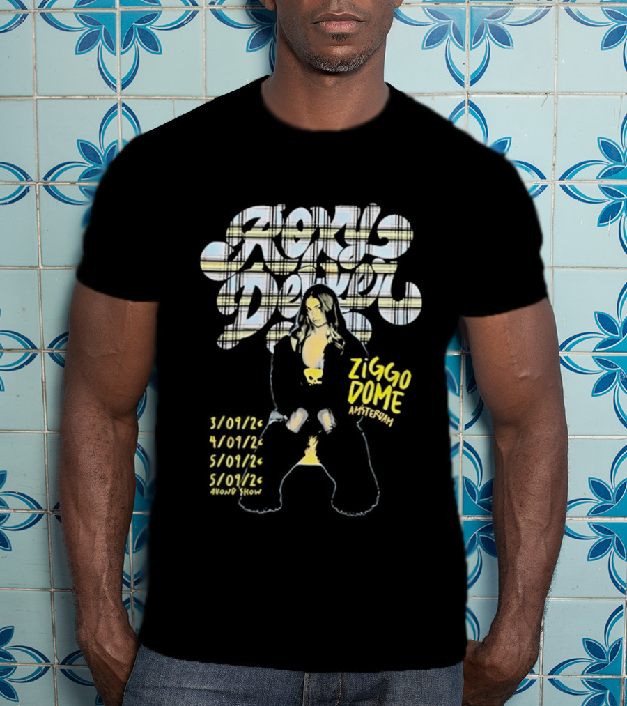 Roxy Dekker Ziggo Dome Amsterdam Concert Tour Dates 3/01/24 4/01/24 5/01/24 New Show T-Shirt