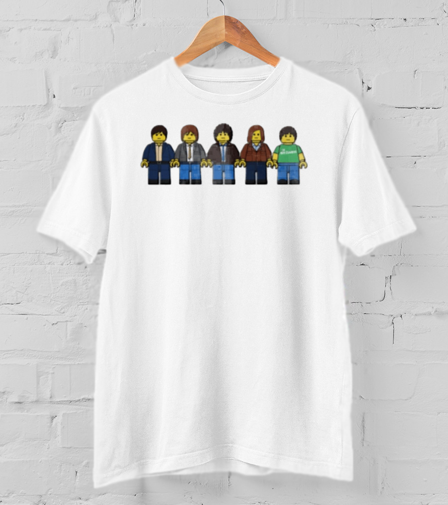 Lego Minifigures Band Featuring Five Iconic Characters T-Shirt